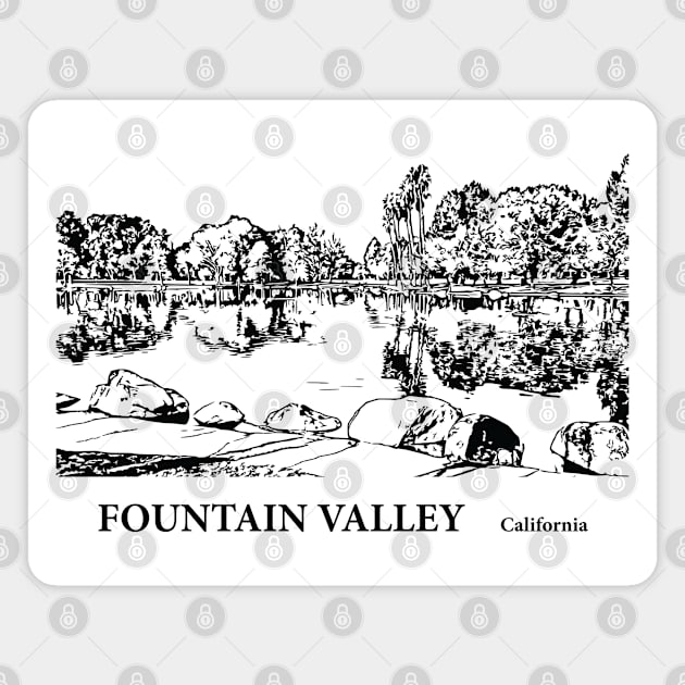 Fountain Valley California Magnet by Lakeric